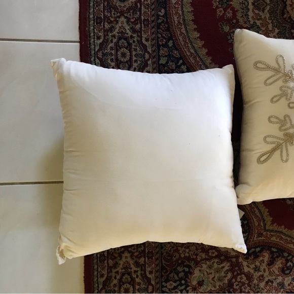 2 Christmas Frost Decorative Throw Pillow - Picture 3 of 5